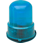 LPS12B - Segnalatore lampeggiante 12V small colore blu
