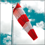 MAVE160 - Manica a vento LIGHT bianca/rossa m.1,60