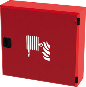 MCN15/30 - Cassetta naspo FLORIDA con tubazione da m 30 portello pieno