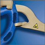 MUP400 - leva lunghezza mm 620, per volantino diametro 250-400 mm