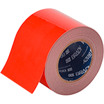 NBN100R - nastro adesivo ROSSO in poliestere H mm 100x30 mt spessore mm 0,20