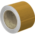 NBTN100Y - nastro autoadesivo per tubazioni colore GIALLO OCRA h.mm 100