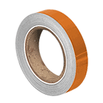 NBTN25A - nastro autoadesivo per tubazioni colore ARANCIO h.mm 25
