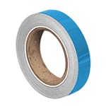 NBTN25B - nastro autoadesivo per tubazioni colore BLU h.mm 25