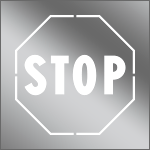 NC811A - dima in alluminio "stop"