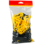 NVP116GN - catena 5 mt gialla/nera diam.6 mm
