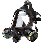 PC0608 - Maschera antigas 607-TWIN in gomma SEKUR