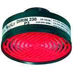 PF0590 - Filtro DIRIN (230 P3) polveri fumi nebbie