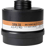 PF0620 - Filtro DIRIN (230 A2-P2) vapori organici polveri fumi