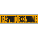 PN300 - Targa rifrangente TRASPORTO ECCEZIONALE