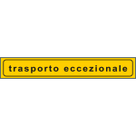 PNK7031 - pannello bifacciale TRASPORTO ECCEZIONALE rifrangente classe 2