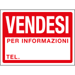 PO5050 - Cartello in Polionda VENDESI
