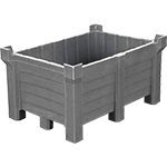 PS5805S - vasca raccolta polietilene impilabile colore GRIGIO