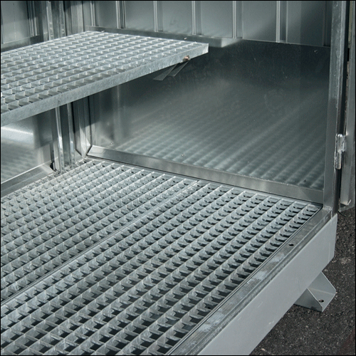 PSA005 - scaffalatura opzionale larghezza mm 1000 composta da 3 ripiani