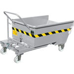 PSA300S - contenitore per rottami ribaltabile portata kg. 600 colore GRIGIO