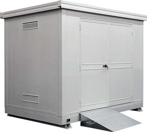 PSA923T - modul container coibentato dim.3150x2350x2350 h vol.raccolta 1000 lt.