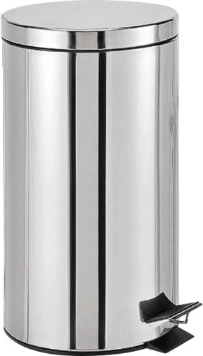 PSR320X - Pattumiera con secchio e ped.lt 20 inox