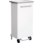 PSR748 - pattumiera a pedale bianca 110 lt