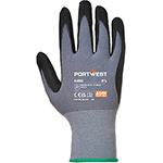 PWT350L - guanti Dermiflex nylon e nitrile nero L