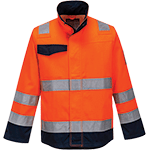 PWT35L - giacca multi-norma RIS arancio/navy tg.L