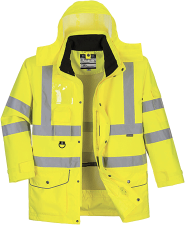 PWT427XL - giacca Traffic giallo HI tg.XL