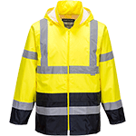 PWT443XXXL - Giacca Impermeabile HI bicolore giallo/navy tg.XXXL