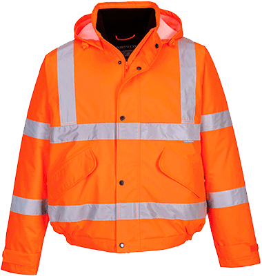 PWT63M - bomber HI arancio x industria tg.M