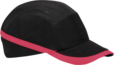 PWT69N - cappellino antiurto ventilato nero