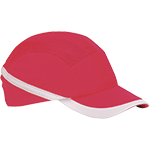 PWT69R - cappellino antiurto ventilato rosso
