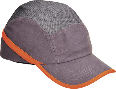 PWT69S - cappellino antiurto ventilato grigio