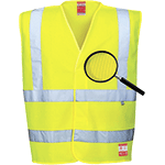 PWT72XXL/XXXL - Gilet HI ignifugo/antistatico giallo  XXL/XXXL