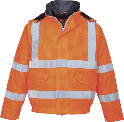 PWT73S - bomber HI multinorma arancio tg.S