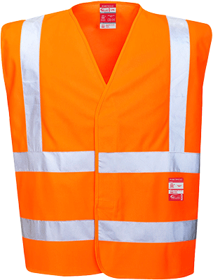 PWT750L/XL - Gilet Hi-Vis ignifugo arancione L/XL