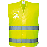 PWT75XXL/XXXL - Gilet c/porta badge Hi-Vis giallo XXL/XXXL