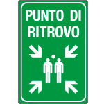 R5668Y - Cartello punto di ritrovo