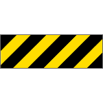 R9403 - Pannello adesivo rifrangente giallo nero