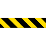 R9409 - Pannello adesivo rifrangente giallo nero