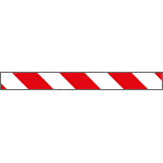 R9420 - Pannello adesivo rifrangente bianco rosso