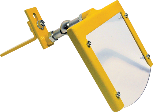 RIP001 - schermo per molatrice in acciaio e plastica schermo mm 150x150