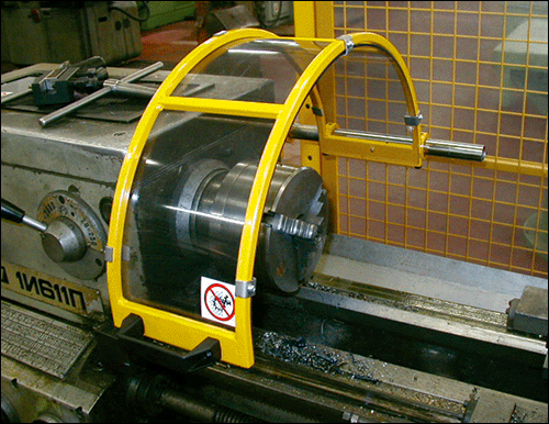 RIPA3 - protezione per tornio con attacco A3 (cupola esclusa)