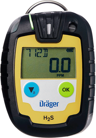 RSD112 - rilevatore 1 gas H2S(idrogeno solforato)tascabile durata 2 anni
