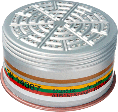 RSD6738 - filtro x semimaschere X-PLORE 4300 e X-PLORE 4700 cl. A1B1E1K1HGP3 RD