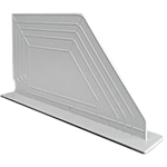 SCS040S - separatore magnetico colore grigio lunghezza mm 400 h. mm 200