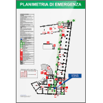 SECPFST - targa crystal 300 x 450mm per planimetrie A3+ GRAFICA