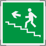 SEM15164G - segnale alluminio METAL monofacciale 210x210 piu'simbolo