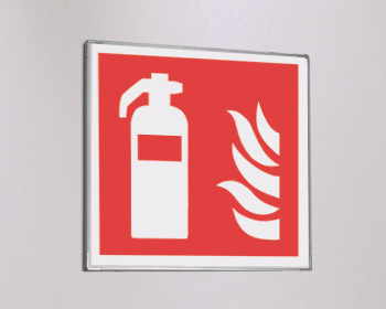 SEME15107A - segnaletica all.Metal mono Estintore EN ISO 7010 F001