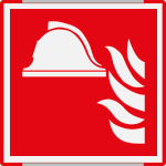 SEME15111AC - segnaletica all.Metal profilo ROSSO mono Pres.Antincen.ENISO 7010 F001