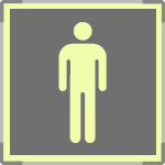 SEML15642A - segnale fotoluminescente in alluminio METAL monofacciale 150x150