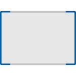 SEMS1015BS - segnale alluminio METALSIGN monofacciale colore BLU