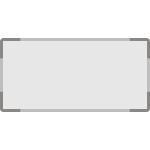 SEMS1529 - segnale alluminio METALSIGN monofacciale 297x150 neutro